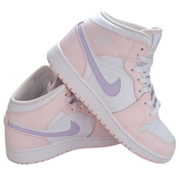 Jordan Other - Nike Air Jordan 1 Mid GS Pink Wash Violet Frost Size 7Y/8.5W